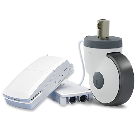 WeAssist system solution with Integral assist, battery and control box